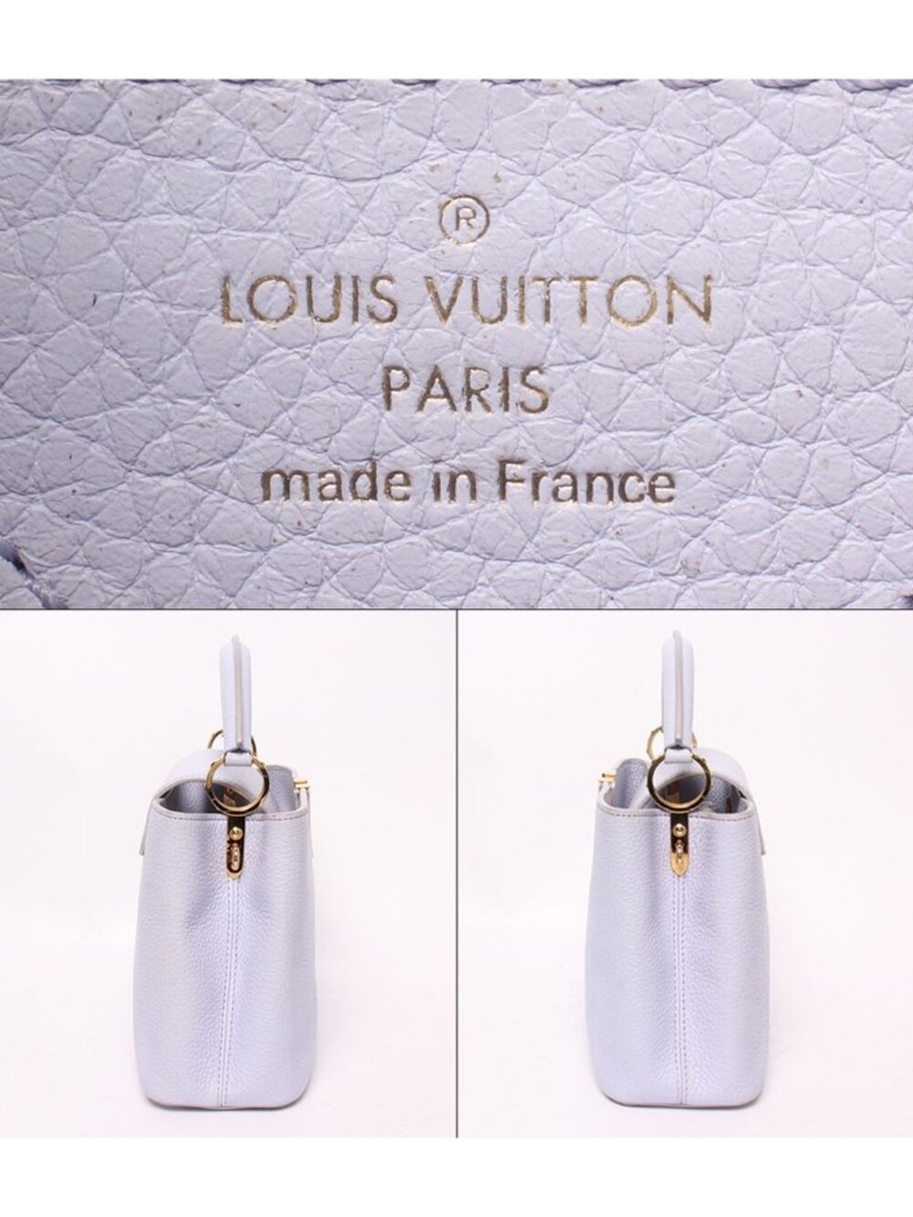 Louis Vuitton Handbag Taurillon Leather Capucines BB - Picture 4 of 10
